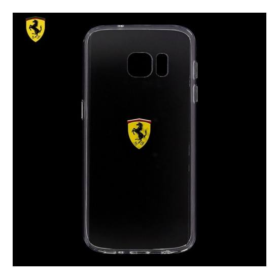 Samsung Galaxy S7 (SM-G930) Ferrari Racing telefonvédő gumi / szilikon ÁTLÁTSZÓ