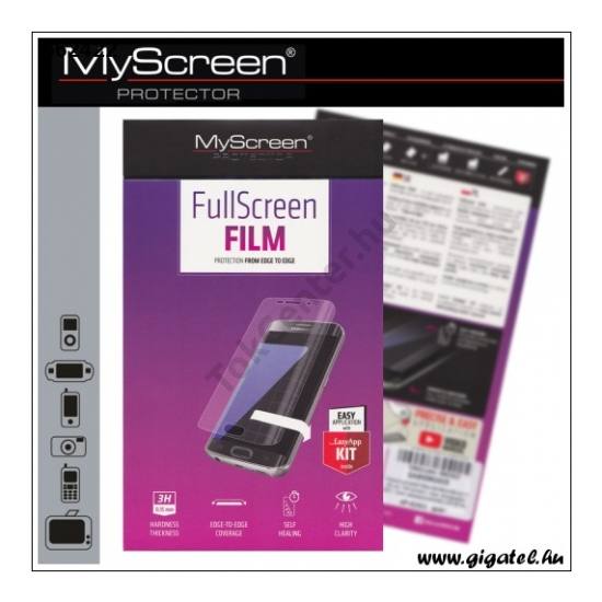 LG X Cam Képernyővédő fólia törlőkendővel (1 db-os, full screen, íves részre, öntapadós PET, nem visszaszedhető) CRYSTAL áttetsző