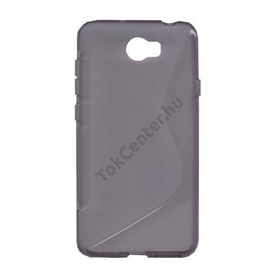 Huawei Y5 II (Y5-2) / Huawei Y6 II Compact Telefonvédő gumi / szilikon (S-line) FÜSTSZÍNŰ