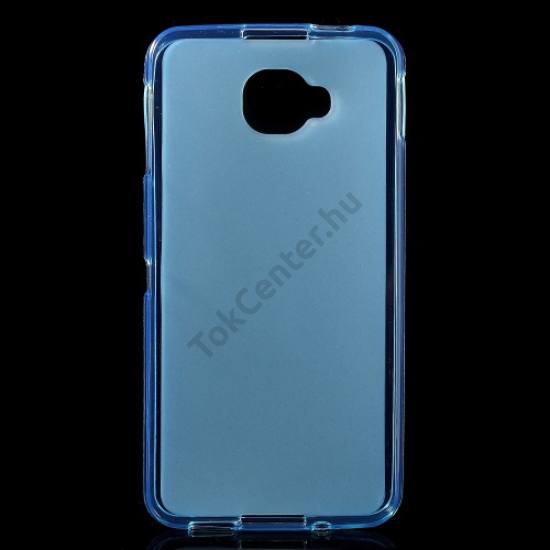 Alcatel Idol 4s (OT-6070) Telefonvédő gumi / szilikon (fényes keret) KÉK