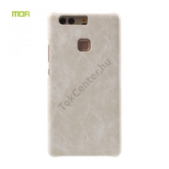 Huawei P9 Plus MOFI műanyag telefonvédő (kézi készítésű bőr hátlap) FEHÉR