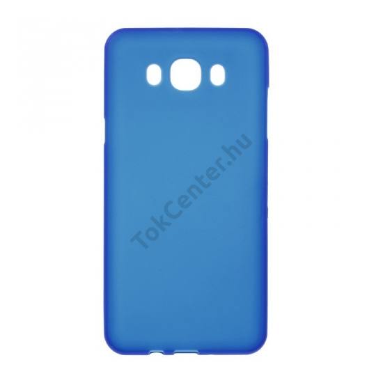 Samsung Galaxy J7 (2016) (SM-J710) Telefonvédő gumi / szilikon (fényes keret) KÉK