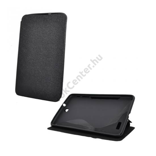 Alcatel One Touch POP 8 (OT-P321) Tok álló, bőr (FLIP, oldalra nyíló, asztali tartó funkció) FEKETE