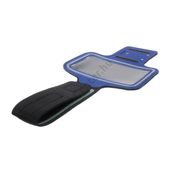 Tok álló, karra rögzíthető, sportoláshoz (Samsung Galaxy S6 SM-G920 méret) KÉK