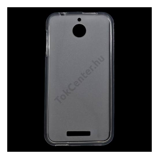 HTC Desire 510 Telefonvédő gumi / szilikon (fényes keret) ÁTLÁTSZÓ