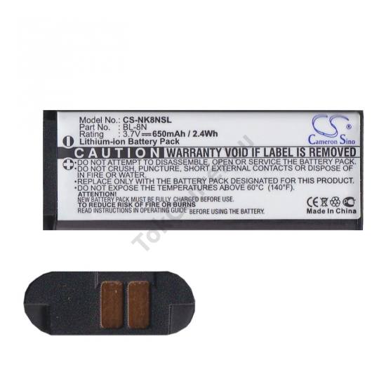 Akku 650 mAh LI-ION (BL-8L kompatibilis)