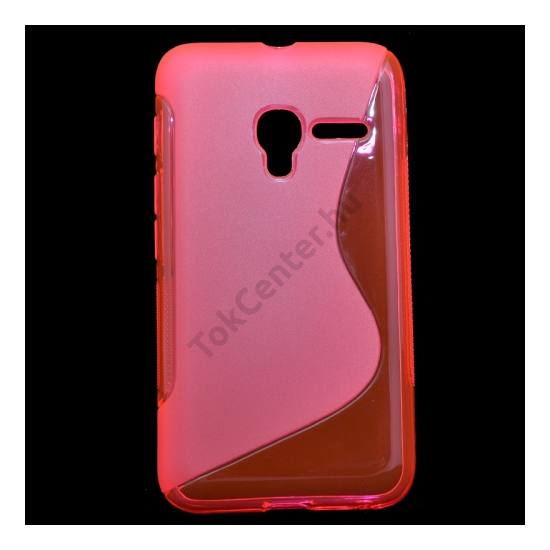 Alcatel Pixi 3 (4) ; (OT-4013) Telefonvédő gumi / szilikon (S-line) RÓZSASZÍN