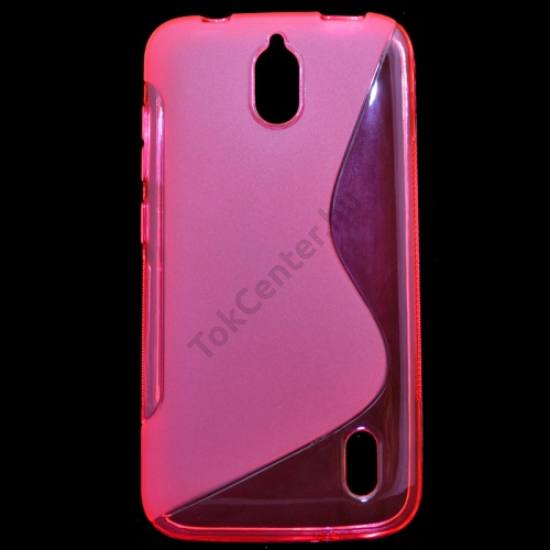 Huawei Ascend Y625 Telefonvédő gumi / szilikon (S-line) RÓZSASZÍN