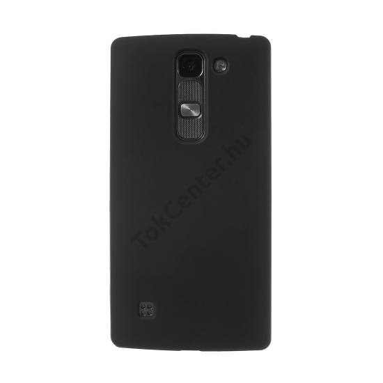 LG Spirit (C70) Műanyag telefonvédő (gumírozott) FEKETE