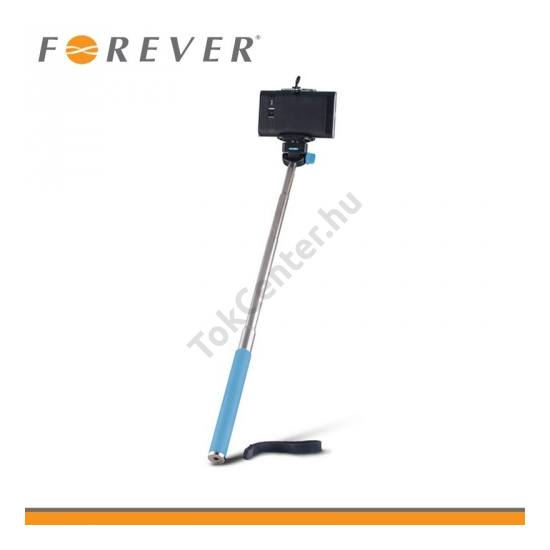 UNIV állítható kézi selfie bot (20-100 cm hosszú nyél, 360°-ban forgatható) KÉK