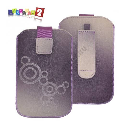 DEKOCASE 2 tok álló (körmintás, kihúzható tépőzár, övre fűzhető, XXXL méret) LILA	