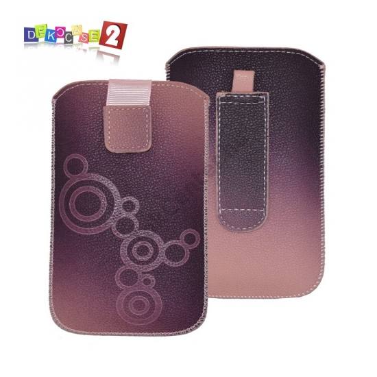 DEKOCASE 2 tok álló (körmintás, kihúzható tépőzár, övre fűzhető, XXXL méret) RÓZSASZÍN	