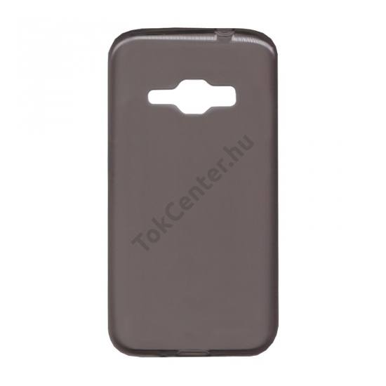 Samsung Galaxy J1 (2016) (SM-J120) Telefonvédő gumi / szilikon (ultravékony) FÜSTSZÍNŰ