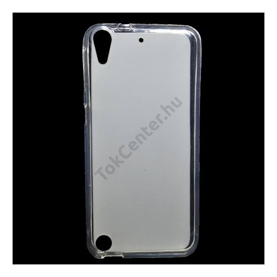 HTC Desire 530/630 Telefonvédő gumi / szilikon (fényes keret) ÁTLÁTSZÓ