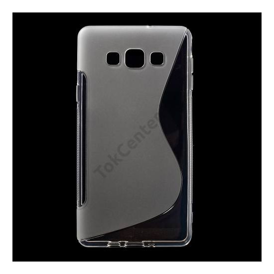 Samsung Galaxy A7 (SM-A700F) Telefonvédő gumi / szilikon (S-line) ÁTLÁTSZÓ