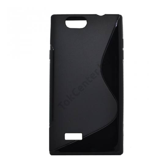 ZTE Blade L2 Telefonvédő gumi / szilikon (S-line) FEKETE