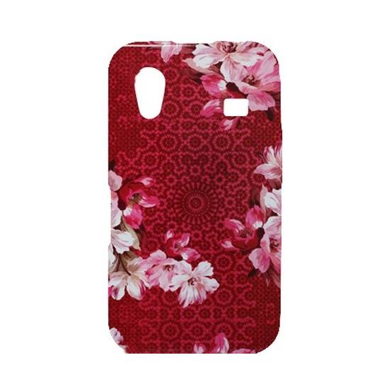 Samsung Galaxy Ace (GT-S5830) KENZO műanyag telefonvédő PIROS VIRÁG