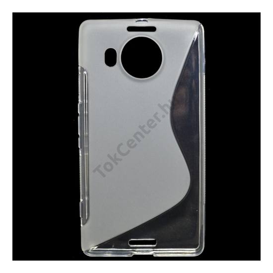 Microsoft Lumia 950 XL Telefonvédő gumi / szilikon (S-line) ÁTLÁTSZÓ