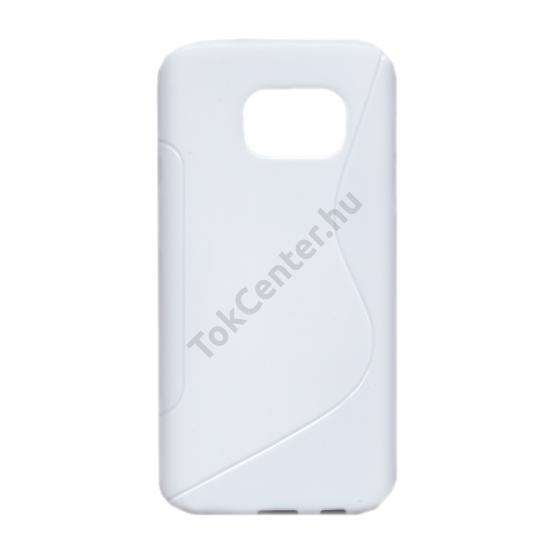 Samsung Galaxy S7 (SM-G930) Telefonvédő gumi / szilikon (S-line) FEHÉR
