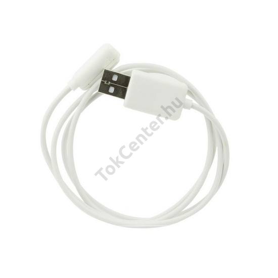 USB töltő (mágneses csatlakozás) FEHÉR