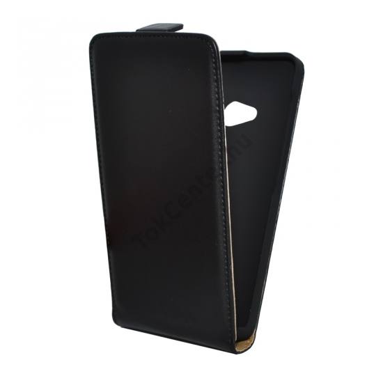 Microsoft Lumia 535 Tok álló, bőr (FLIP, mágneses) FEKETE