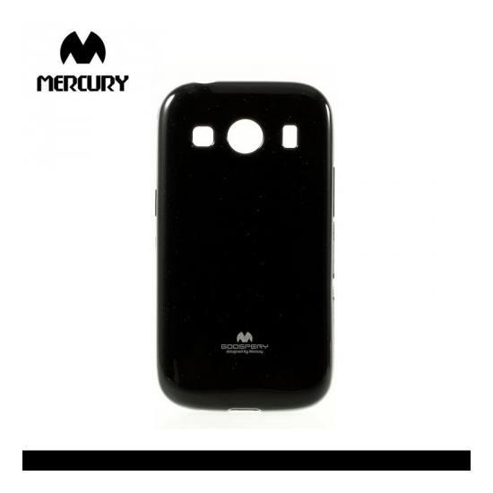 Samsung Galaxy Ace 4 LTE (SM-G357FZ) MERCURY Goospery telefonvédő gumi / szilikon (csillámporos) FEKETE