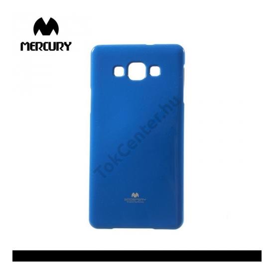Samsung Galaxy A7 (SM-A700F) MERCURY Goospery telefonvédő gumi / szilikon (csillámporos) SÖTÉTKÉK
