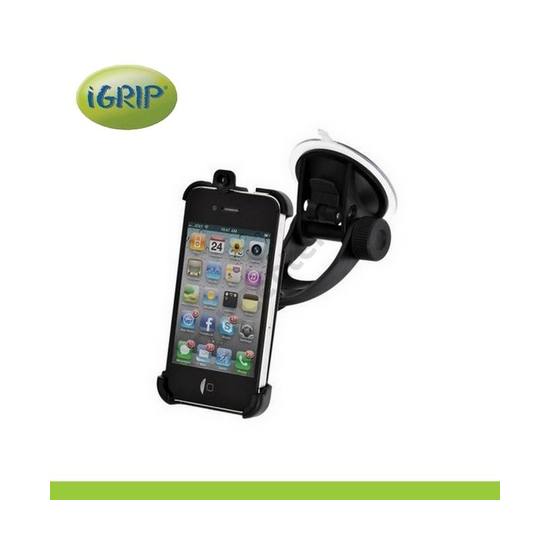 Apple iPhone 4 iGRIP gépkocsi / autó konzol (tapadókorongos, szélvédőre) FEKETE