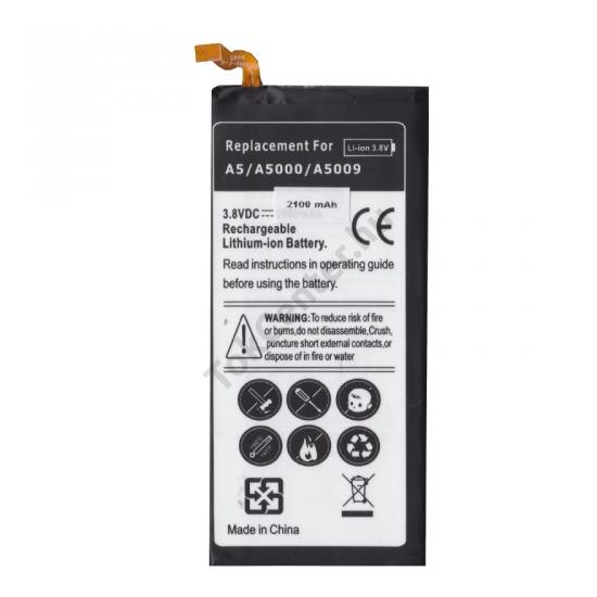 Samsung Galaxy A5 (SM-A500F) Akku 2100 mAh LI-ION (belső akku, beépítése szakértelmet igényel! EB-BA500ABE kopmatibilis)