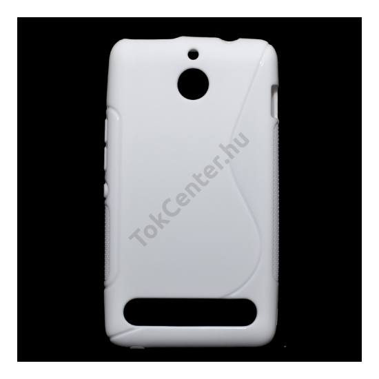 Sony Xperia E1 (D2005) Telefonvédő gumi / szilikon (S-line) FEHÉR