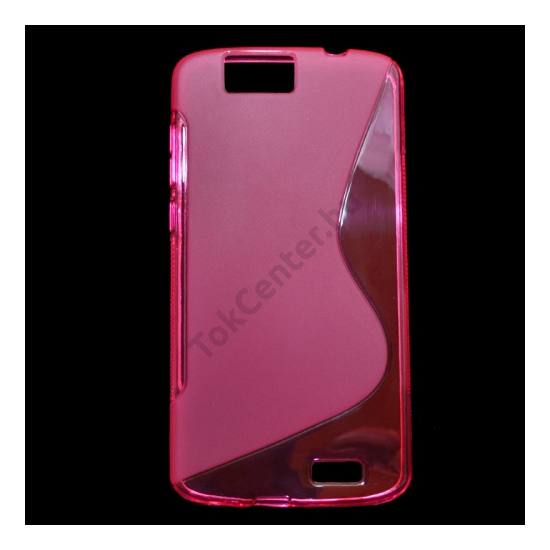 Huawei Ascend G7 Telefonvédő gumi / szilikon (S-line) RÓZSASZÍN