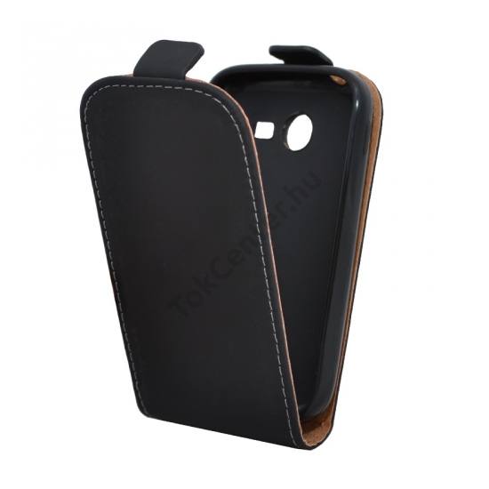 Samsung Galaxy Pocket 2 (SM-G110H) Tok álló, bőr (FLIP, mágneses) FEKETE