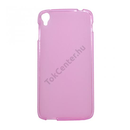 Alcatel Idol 3 5.5`` (OT-6045Y) Telefonvédő gumi / szilikon (fényes keret) RÓZSASZÍN