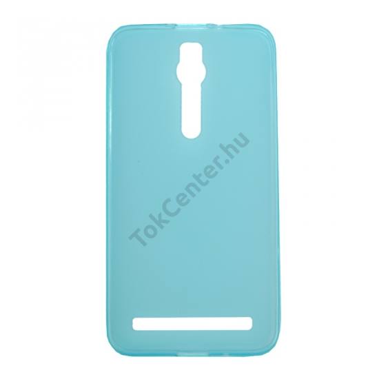 Asus Zenfone 2 (ZE551ML) Telefonvédő gumi / szilikon (fényes keret) KÉK