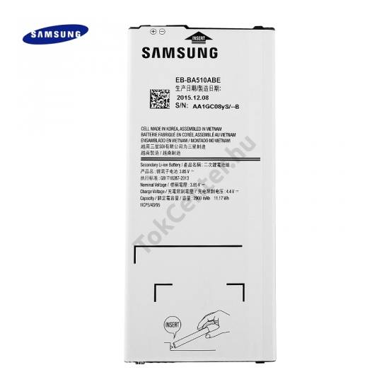 Samsung Galaxy A5 (2016) (SM-A510F) Akku 2900 mAh LI-Polymer (belső akku, beépítése szakértelmet igényel!)
