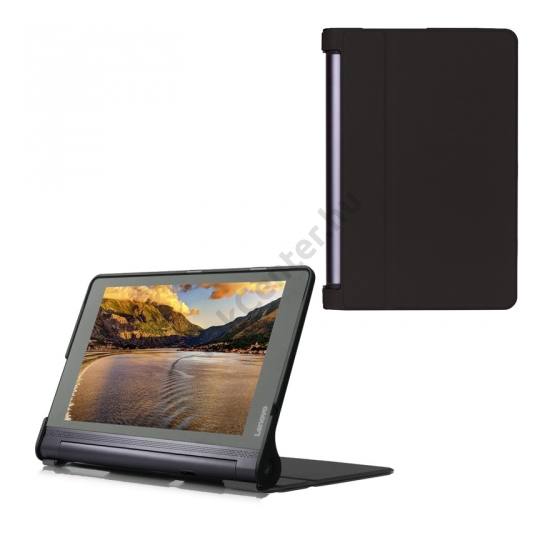 Lenovo Yoga Tab 3 Pro 10.1 Tok álló, bőr (FLIP, asztali tartó funkció) FEKETE