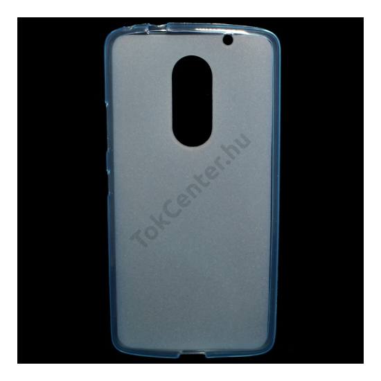 Lenovo Vibe X3 Telefonvédő gumi / szilikon (fényes keret) KÉK