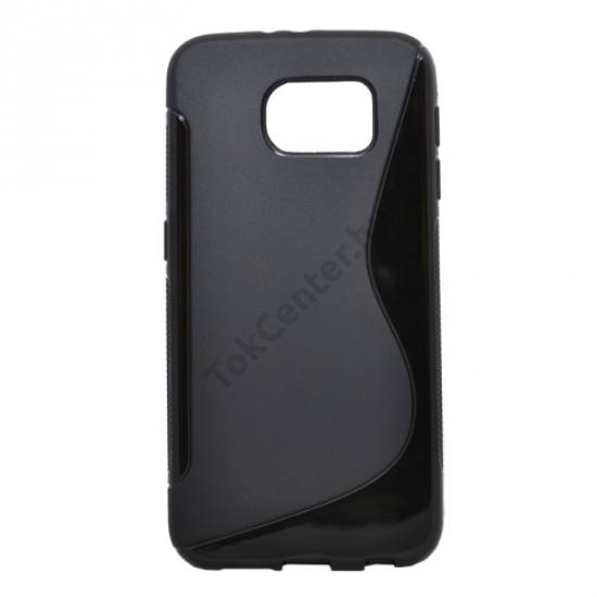 Samsung Galaxy S6 (SM-G920) Telefonvédő gumi / szilikon (S-line) FEKETE