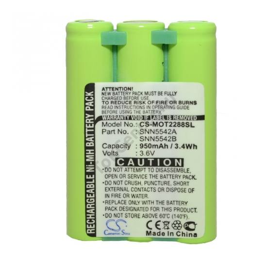 Akku 950 mAh NI-MH (BNS2070/SNN5542 kompatibilis)