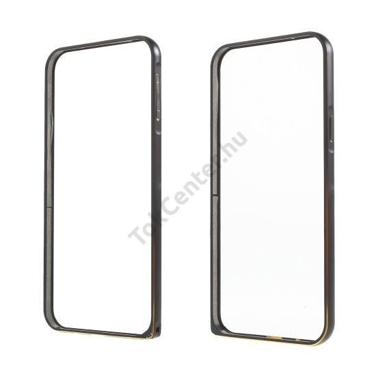 Samsung Galaxy A8 (SM-A800F) Telefonvédő alumínium keret (BUMPER) FEKETE