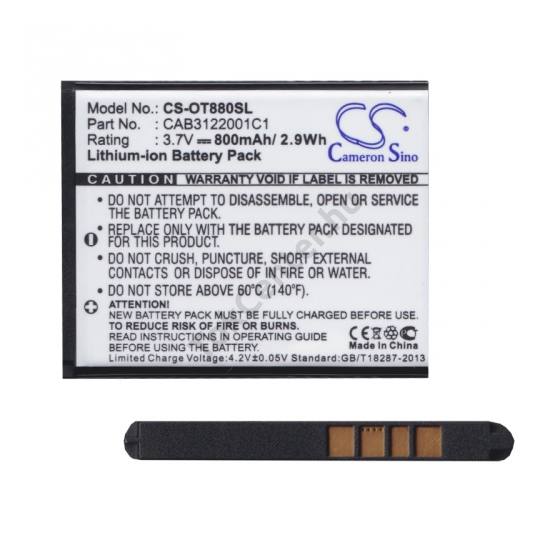 Akku 800 mAh LI-ION (CAB3120000C1 kompatibilis)