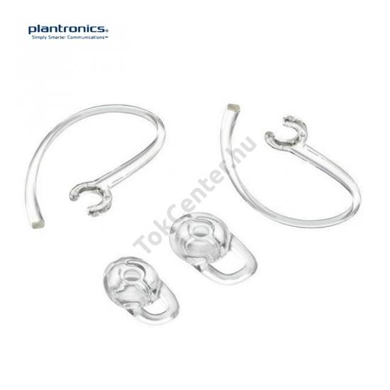BLUETOOTH fülhallgató 2 db fülgumi, 2 db fülkampó Plantronics M25, M55, M70, M90, M165, Explorer 500 (87440-01)