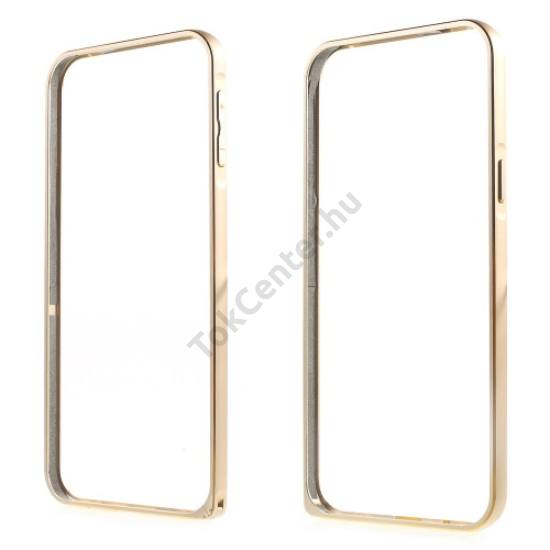 Samsung Galaxy A8 (SM-A800F) Telefonvédő alumínium keret (BUMPER) ARANY