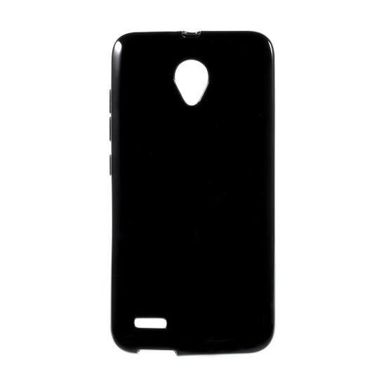Vodafone Smart Prime 6 Telefonvédő gumi / szilikon FÉNYES FEKETE