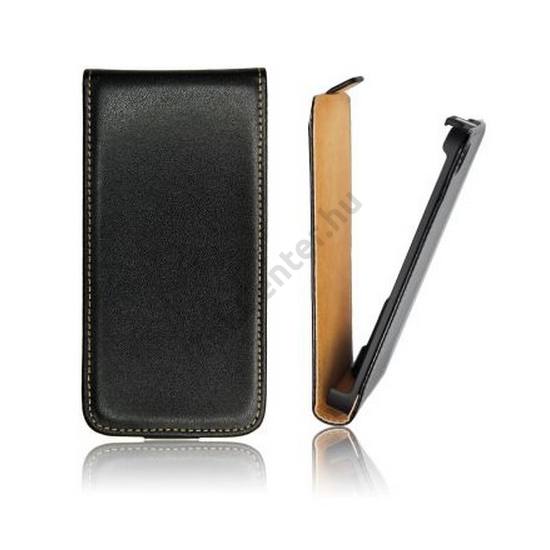 HTC Desire 610 Tok álló, bőr (FLIP, mágneses) FEKETE