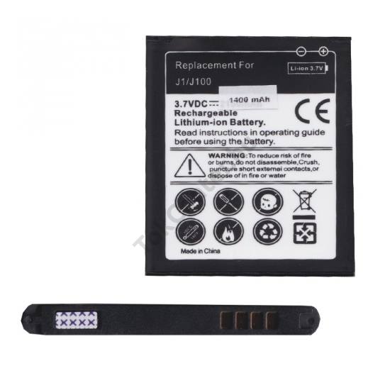 Samsung Galaxy J1 (SM-J100) Akku 1400 mAh LI-ION (EB-BJ100CBE kompatibilis)