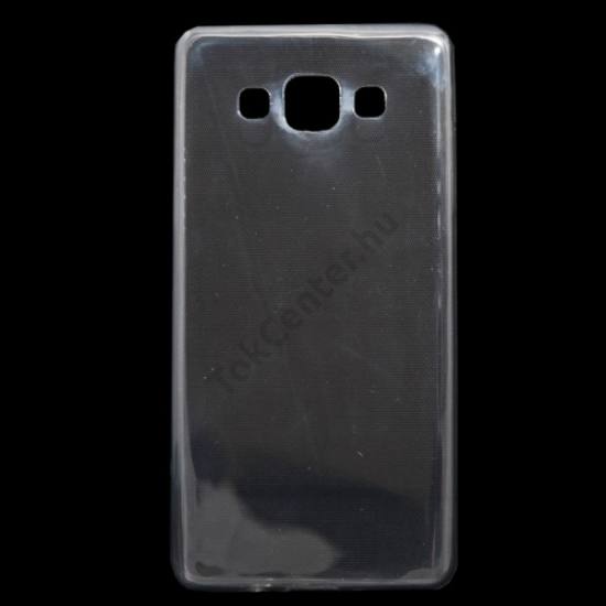 Samsung Galaxy A5 (SM-A500F) Telefonvédő gumi / szilikon (ultravékony) ÁTLÁTSZÓ