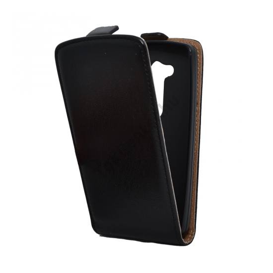 LG L70+ L Fino (D290n) Tok álló, bőr (FLIP, mágneses) FEKETE