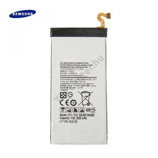 Samsung Galaxy E7 (SM-E700) Akku 2950 mAh LI-ION (belső akku, beépítése szakértelmet igényel!)