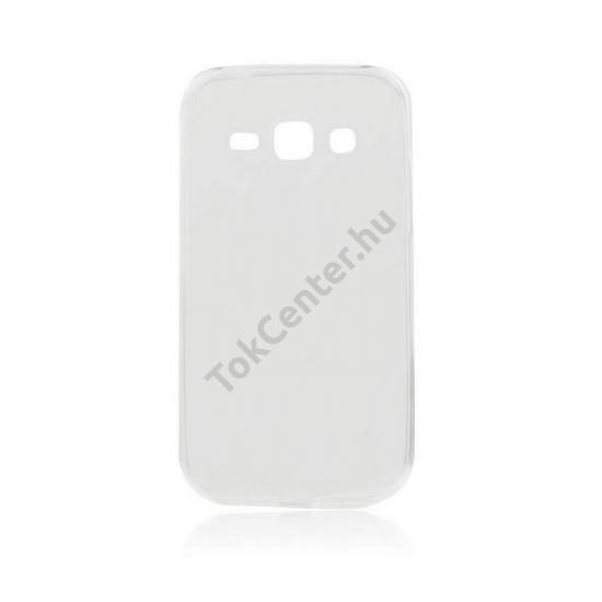Samsung Galaxy J1 (SM-J100) Telefonvédő gumi / szilikon (ultravékony) ÁTLÁTSZÓ